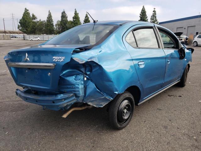 ML32F3FJ6KHF01316 - 2019 MITSUBISHI MIRAGE G4 BLUE photo 4