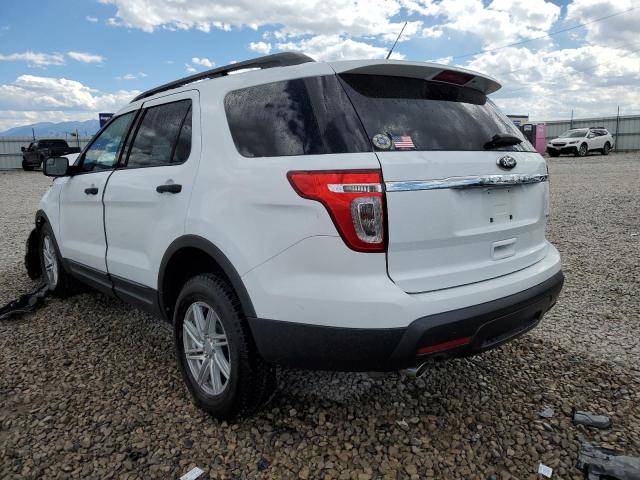 1FM5K8B88DGB06822 - 2013 FORD EXPLORER WHITE photo 3