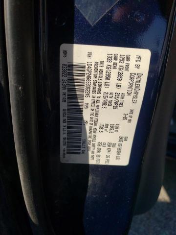 1D4GP24R05B362245 - 2005 DODGE CARAVAN BLUE photo 10