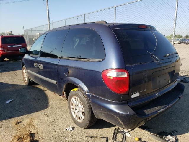 1D4GP24R05B362245 - 2005 DODGE CARAVAN BLUE photo 3