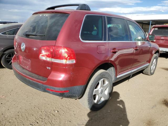 WVGBC67L74D022719 - 2004 VOLKSWAGEN TOUAREG 3. RED photo 4