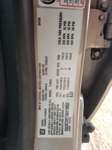 1GCDT33E788219052 - 2008 CHEVROLET COLORADO L SILVER photo 10