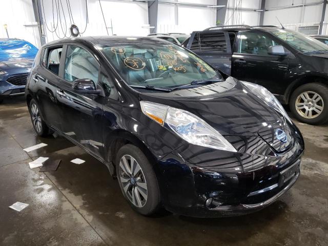 1N4AZ0CP0DC413453 - 2013 NISSAN LEAF S BLACK photo 1