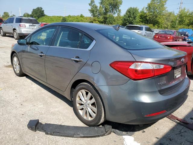 KNAFX4A81F5392321 - 2015 KIA FORTE EX GRAY photo 3