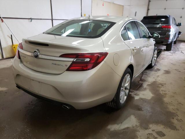 2G4GK5EX4E9324217 - 2014 BUICK REGAL SILVER photo 4