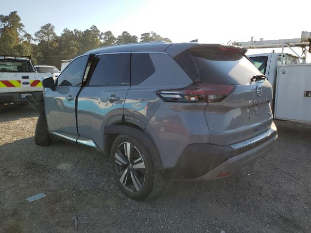 5N1AT3CA7MC814499 - 2021 NISSAN ROGUE SL GRAY photo 3