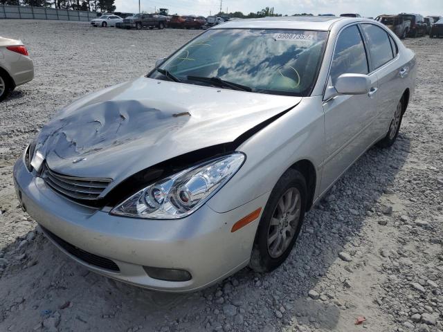 JTHBF30G325035724 - 2002 LEXUS ES 300 SILVER photo 2