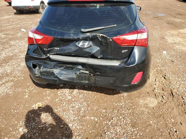 KMHD35LH0GU340447 - 2016 HYUNDAI ELANTRA GT BLACK photo 9