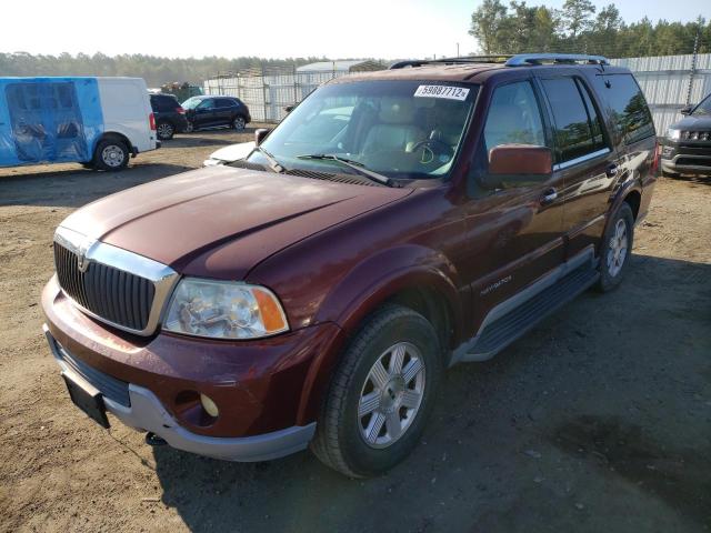 5LMFU27R83LJ17738 - 2003 LINCOLN NAVIGATOR ბურგუნდია ფოტო 2