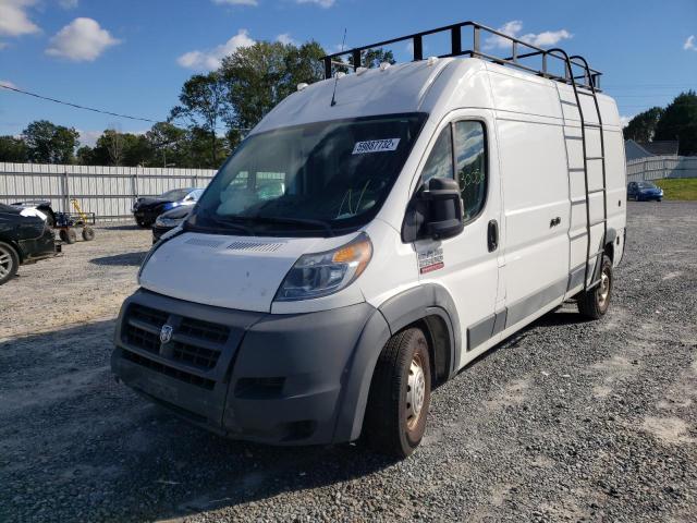 3C6TRVDG4HE502351 - 2017 RAM PROMASTER WHITE photo 2