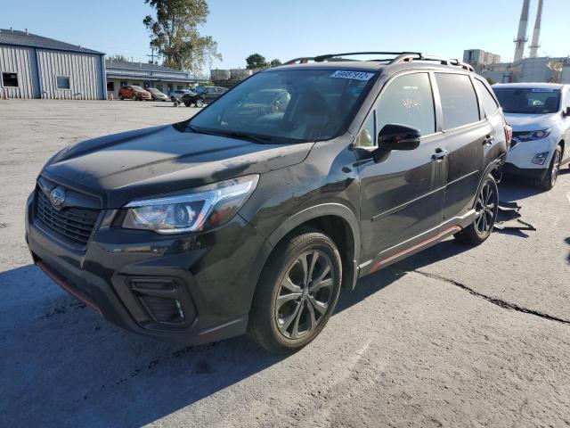 JF2SKALC8LH550617 - 2020 SUBARU FORESTER S BLACK photo 2