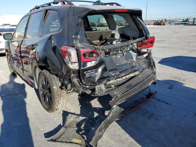 JF2SKALC8LH550617 - 2020 SUBARU FORESTER S BLACK photo 9