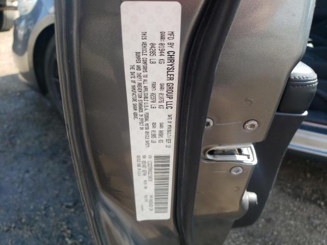 1C3CDFBAXDD150579 - 2013 DODGE DART GRAY photo 10