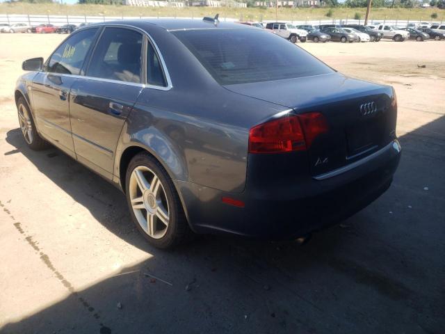 WAUDF78E96A266948 - 2006 AUDI A4 2.0T QU GRAY photo 3