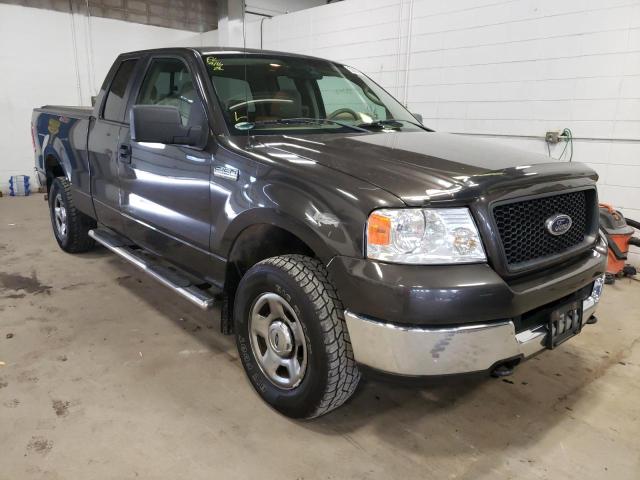 1FTPX14505NA75250 - 2005 FORD F-150 GRAY photo 1