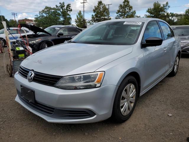 3VW2K7AJ3CM420966 - 2012 VOLKSWAGEN JETTA BASE Արծաթագույն լուսանկար 2