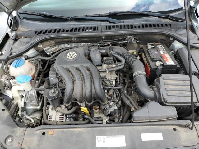 3VW2K7AJ3CM420966 - 2012 VOLKSWAGEN JETTA BASE Արծաթագույն լուսանկար 7