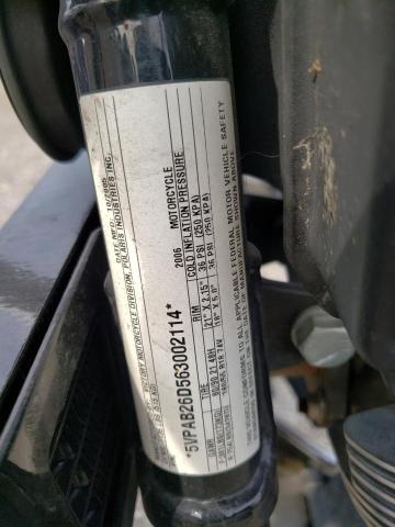 5VPAB26D563002114 - 2006 VICTORY MOTORCYCLES VEGAS 8-BA BLACK photo 10