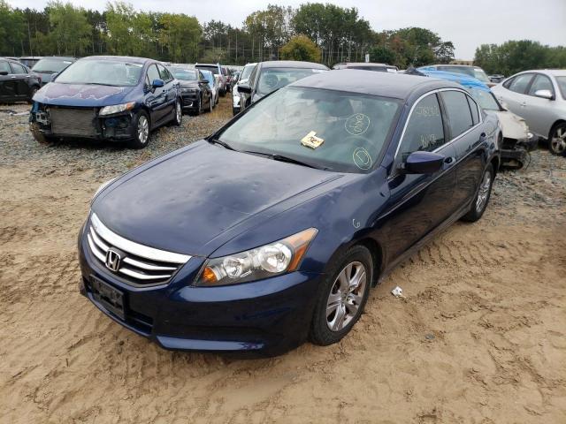 1HGCP2F47BA038435 - 2011 HONDA ACCORD LXP BLUE photo 2