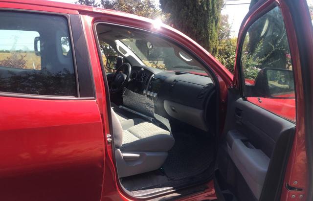 5TFRM5F10BX024835 - 2011 TOYOTA TUNDRA DOU RED photo 5