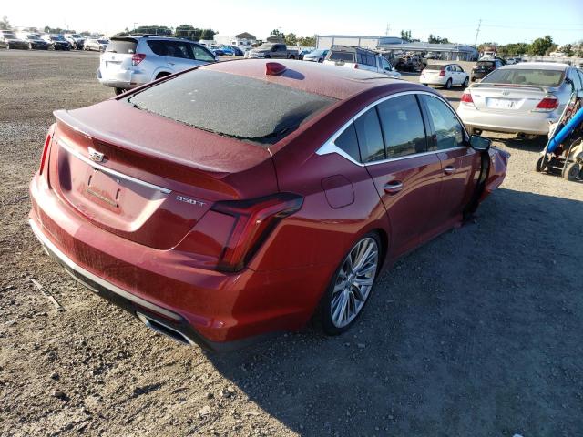 1G6DN5RK2L0126260 - 2020 CADILLAC CT5 PREMIU RED photo 4