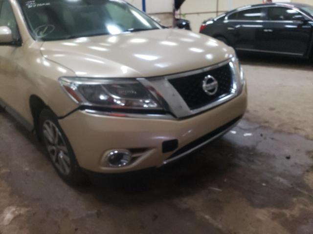 5N1AR2MM3DC644840 - 2013 NISSAN PATHFINDER GOLD photo 9