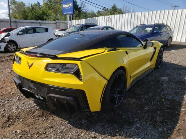 1G1YN2D62G5613547 - 2016 CHEVROLET CORVETTE Z YELLOW photo 4