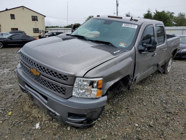 1GC1KXCG7DF224689 - 2013 CHEVROLET SILVER1500 GRAY photo 2