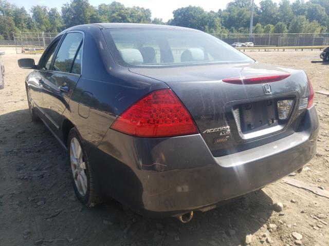 1HGCM66347A022255 - 2007 HONDA ACCORD LX GRAY photo 3