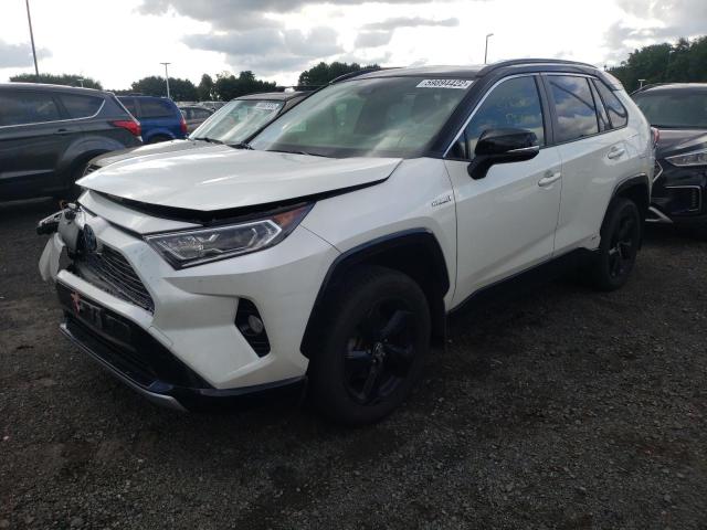 JTMEWRFV1LD542359 - 2020 TOYOTA RAV4 XSE WHITE photo 2