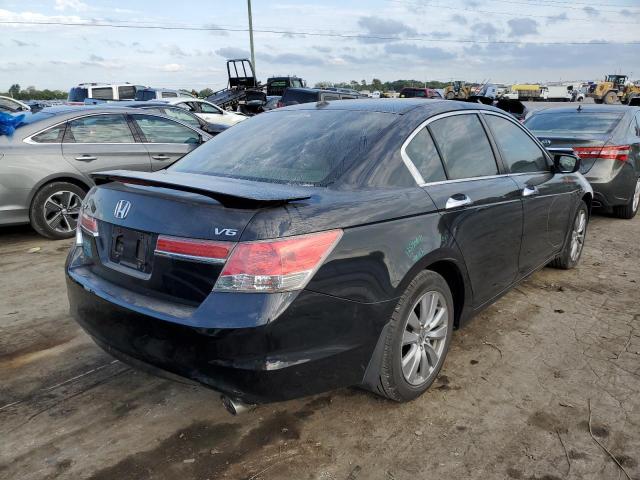 1HGCP3F83CA037843 - 2012 HONDA ACCORD EXL BLACK photo 4