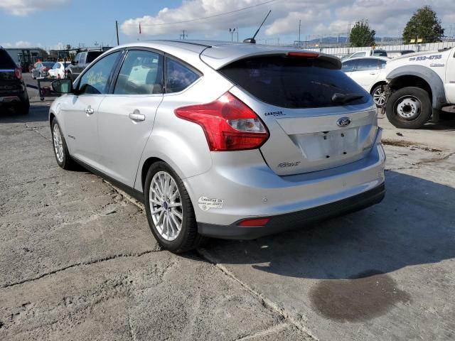 1FADP3R48EL374372 - 2014 FORD FOCUS BEV GRAY photo 3