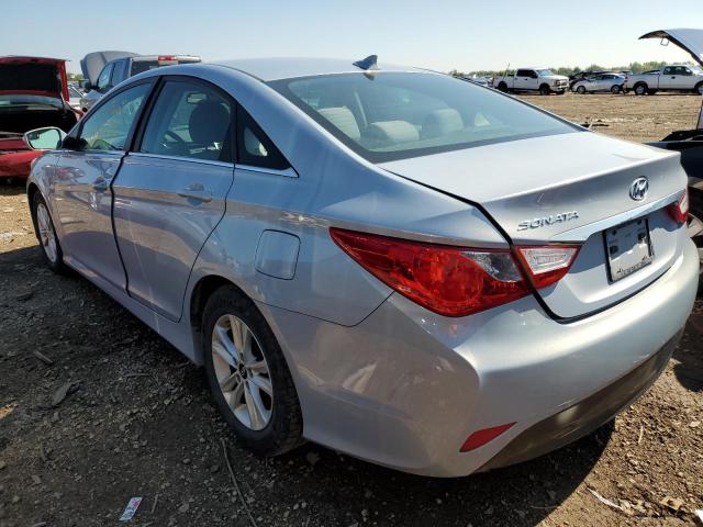 5NPEB4AC4EH873700 - 2014 HYUNDAI SONATA GLS BLUE photo 3