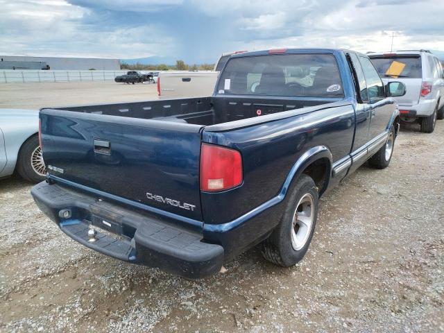 1GCCS195618202288 - 2001 CHEVROLET S TRUCK S1 BLUE photo 4