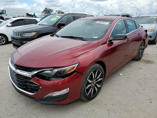 1G1ZG5ST9LF135088 - 2020 CHEVROLET MALIBU RS RED photo 2