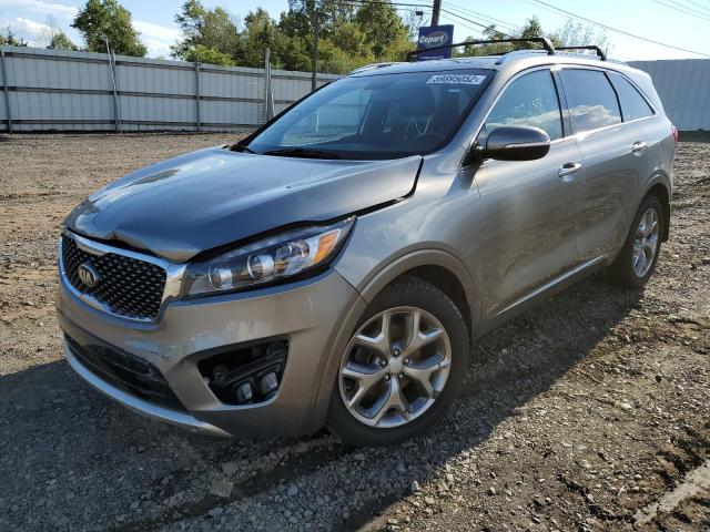 5XYPKDA18GG044145 - 2016 KIA SORENTO SX GRAY photo 2