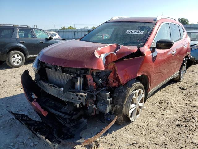 KNMAT2MV7GP600626 - 2016 NISSAN ROGUE S MAROON photo 2