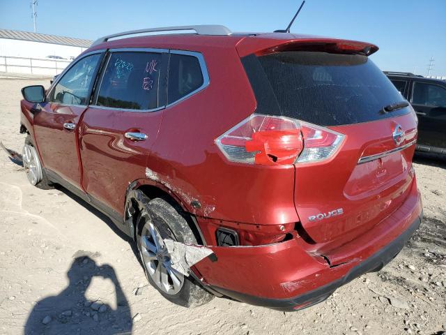 KNMAT2MV7GP600626 - 2016 NISSAN ROGUE S MAROON photo 3