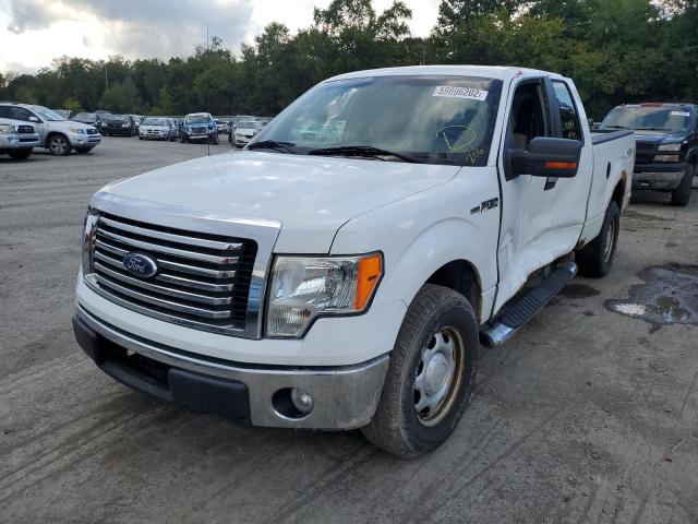 1FTEX1E88AFB43766 - 2010 FORD F150 CC 4X WHITE photo 2