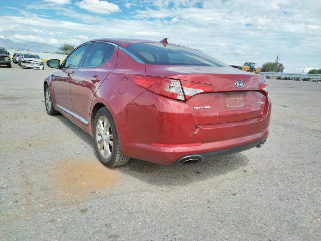 5XXGN4A68CG031378 - 2012 KIA OPTIMA EX BURGUNDY photo 3