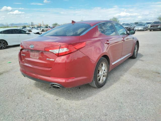 5XXGN4A68CG031378 - 2012 KIA OPTIMA EX BURGUNDY photo 4