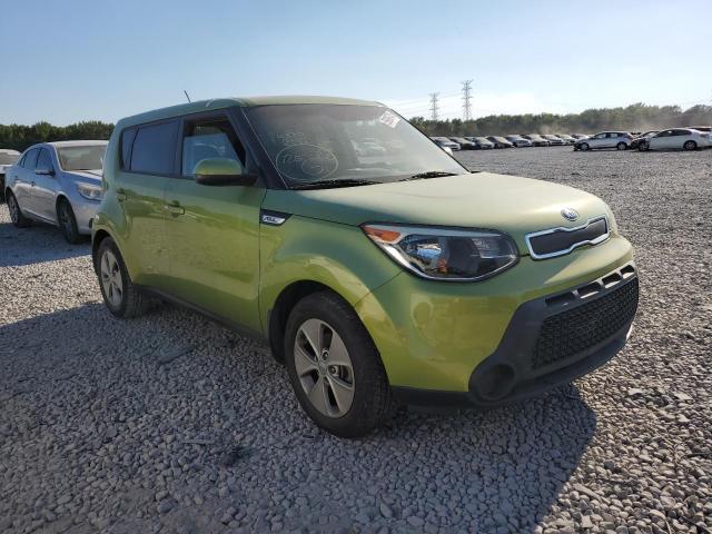 KNDJN2A2XF7773107 - 2015 KIA SOUL GREEN photo 1