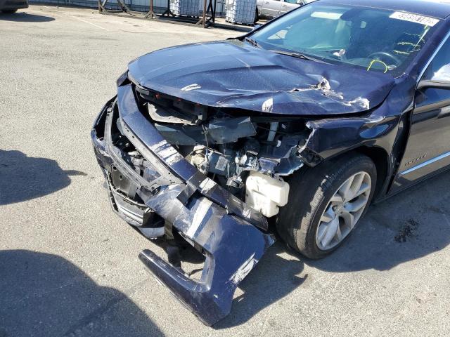 2G1105S32K9136768 - 2019 CHEVROLET IMPALA PRE ლურჯი ფოტო 9