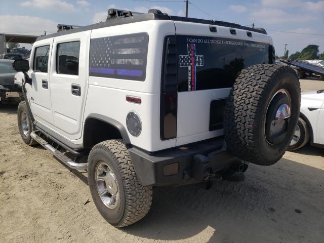 5GRGN23U86H121121 - 2006 HUMMER H2 WHITE photo 3