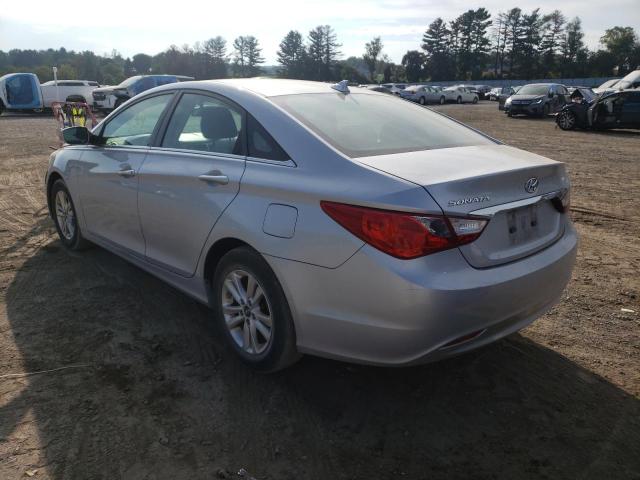 5NPEB4AC5CH340137 - 2012 HYUNDAI SONATA GLS SILVER photo 3