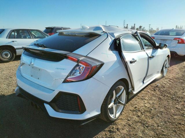 SHHFK7H46HU211817 - 2017 HONDA CIVIC SPOR WHITE photo 4
