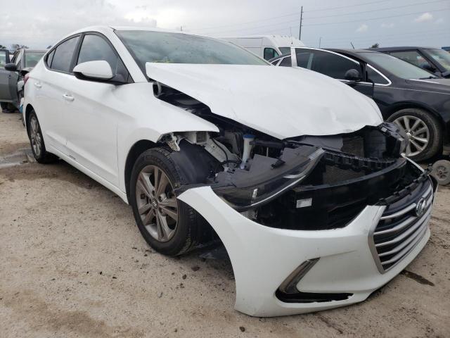 5NPD84LF6HH058582 - 2017 HYUNDAI ELANTRA WHITE photo 1