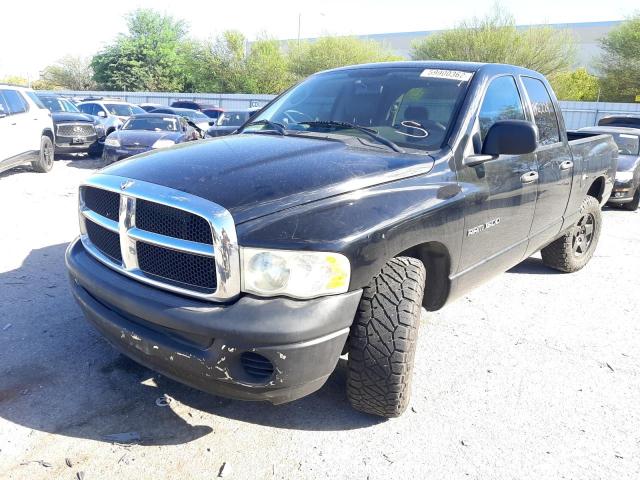 1D7HA18N74S767446 - 2004 DODGE RAM 1500 S BLACK photo 2