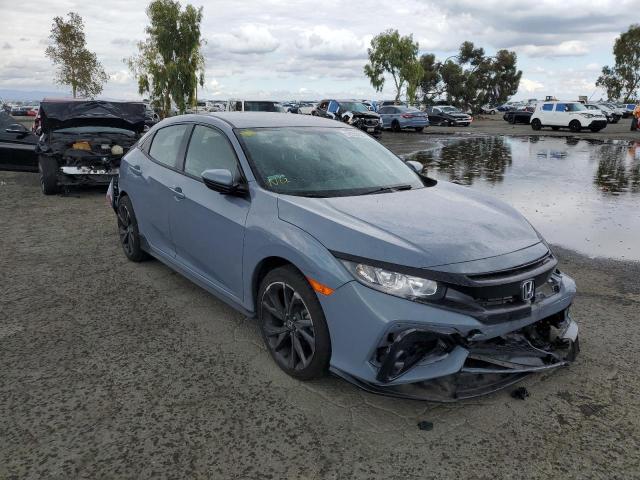 SHHFK7H44JU431379 - 2018 HONDA CIVIC SPOR BLUE photo 1