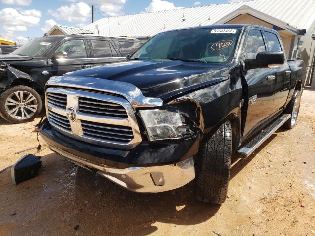 1C6RR6LT5FS591887 - 2015 RAM 1500 SLT BLACK photo 2